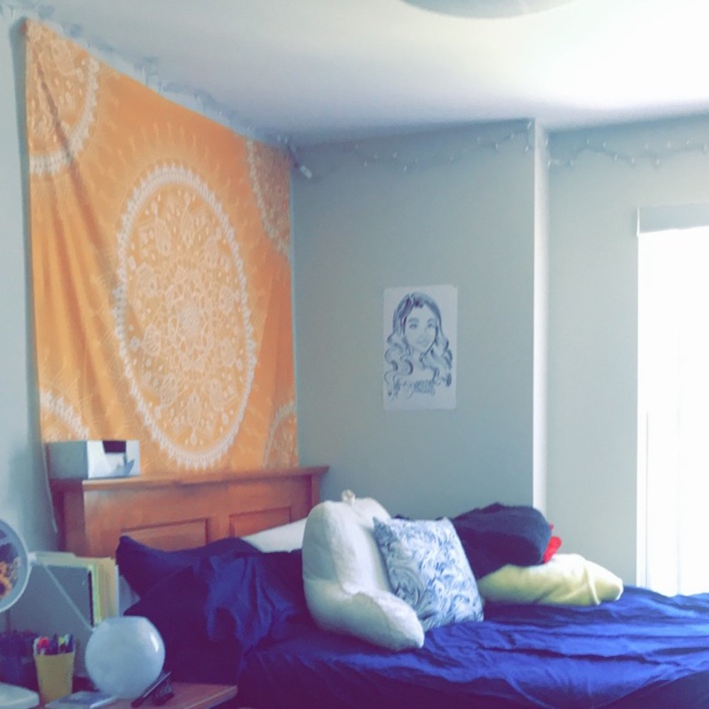 Yellow tapestry
